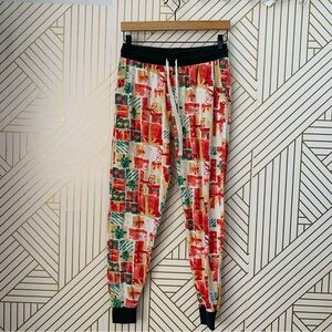 Burt’s Bees Organic Cotton Presents Winter Holiday  Christmas Jogger Pajama Pant
